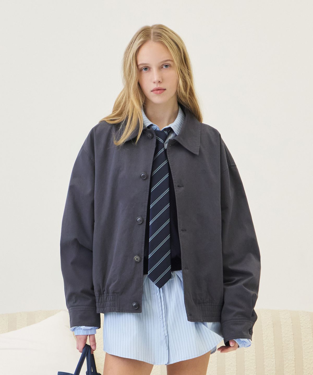 그로브(GROVE) LUNE JACKET (GRAY)