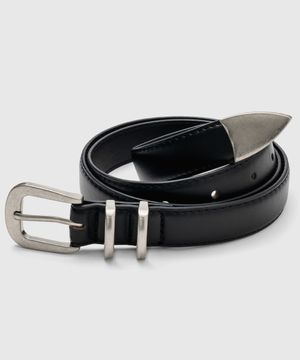 트로이 웨스턴 레더 벨트_2types