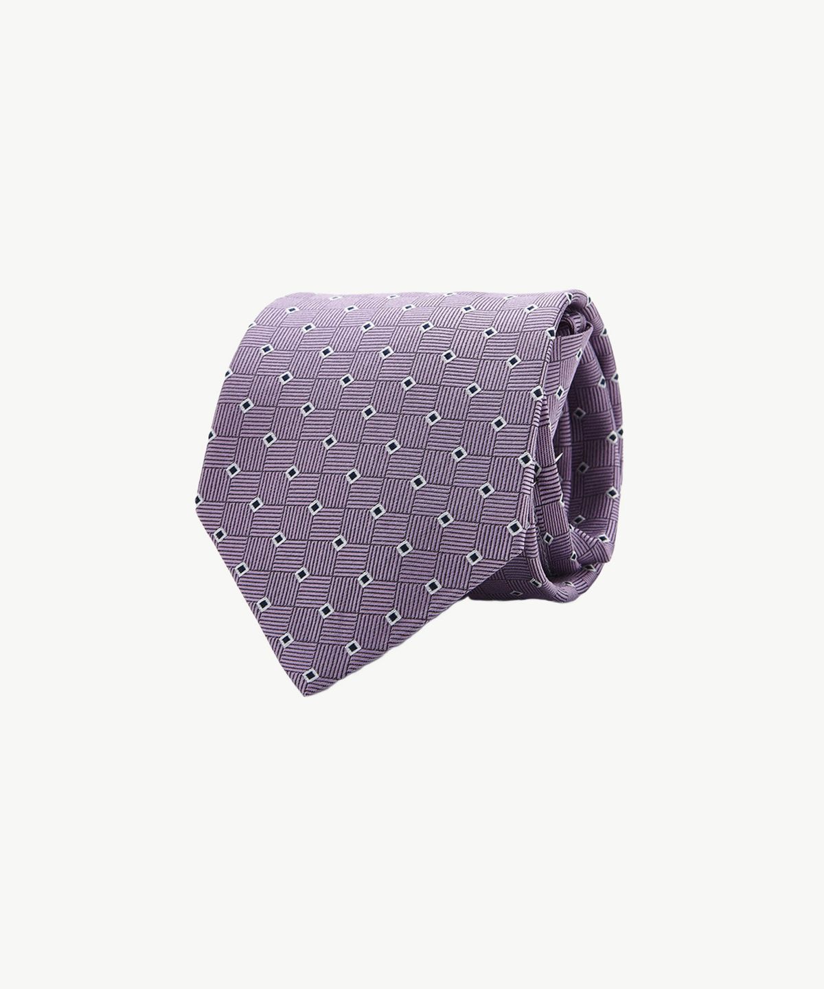 에스티코(STCO) 바이올렛 올오버 지퍼 넥타이_SNTUZ83BAV