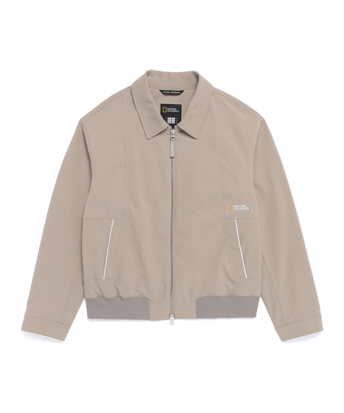 내셔널지오그래픽(NATIONALGEOGRAPHIC) N261WJP020 여성 론트라 카라 봄버 점퍼 OAK BEIGE