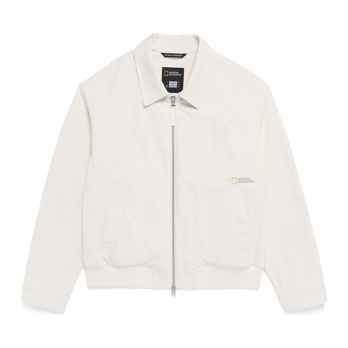 내셔널지오그래픽(NATIONALGEOGRAPHIC) N261WJP020 여성 론트라 카라 봄버 점퍼 IVORY
