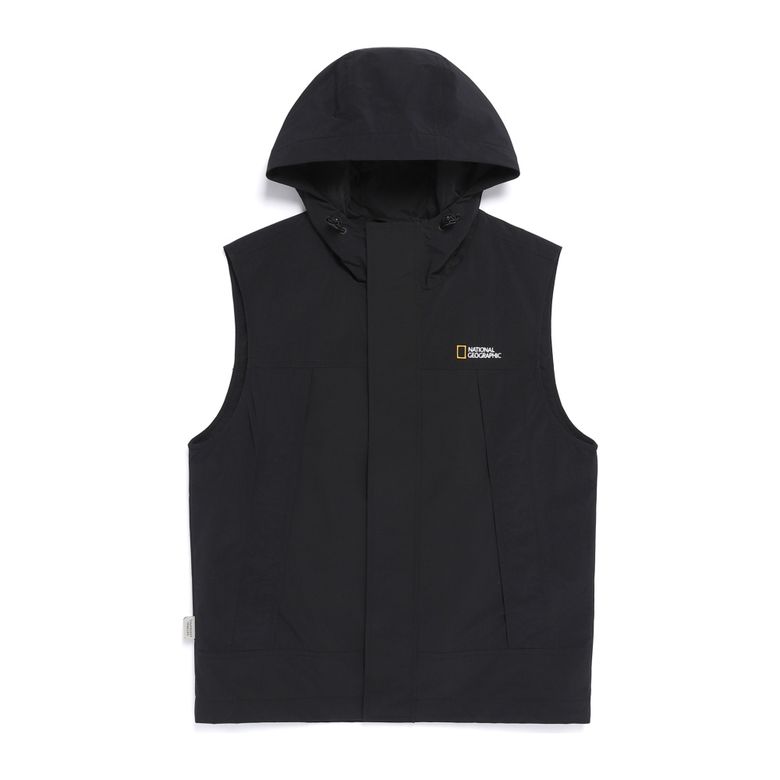 N261UVT030 오거스틴 2L 후드 베스트 BLACK