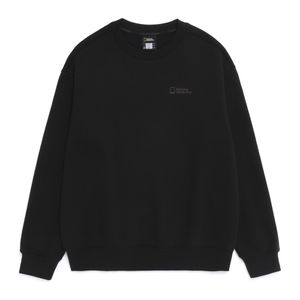 N261USW901 그리핀 세미오버핏 맨투맨 BLACK