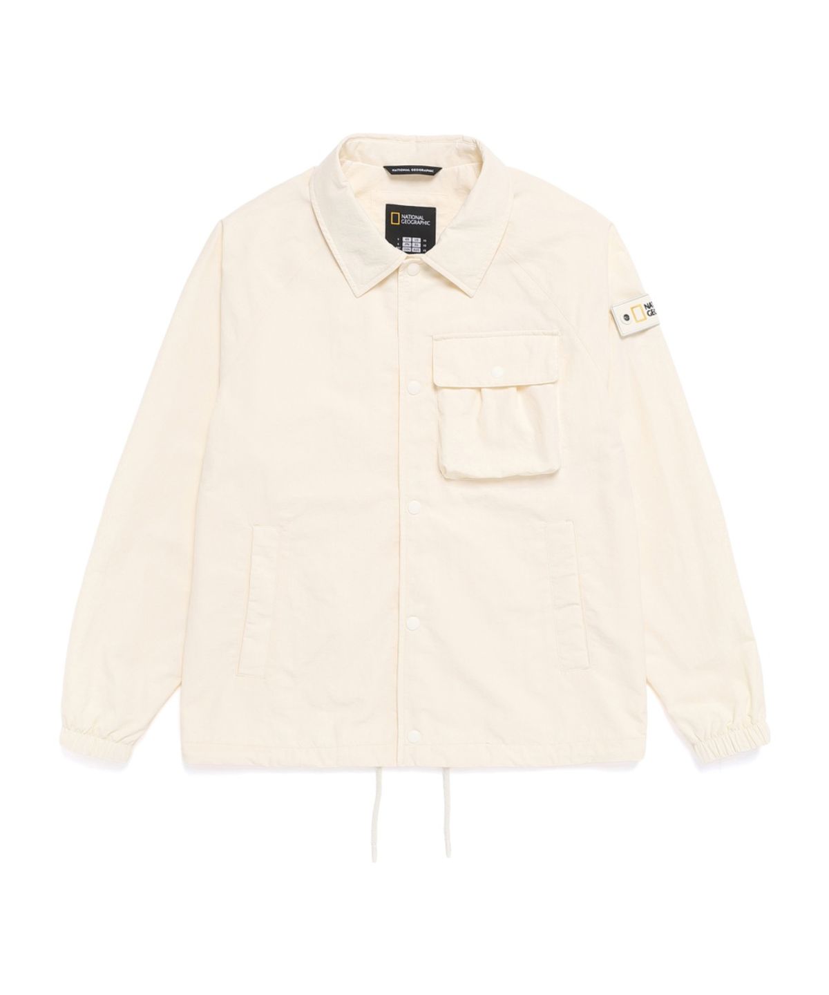 내셔널지오그래픽(NATIONALGEOGRAPHIC) N261UJP901 카라넥 셔츠 자켓 IVORY