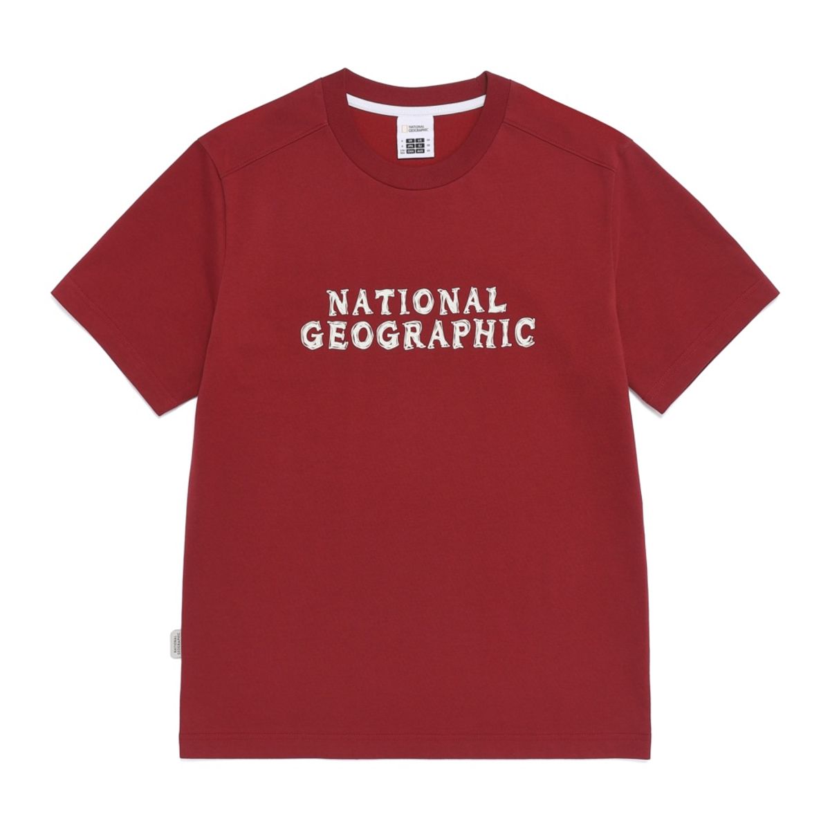 내셔널지오그래픽(NATIONALGEOGRAPHIC) N265UTS920 네오디 빅로고 반팔 티셔츠 DEEP ROSE