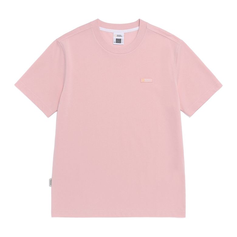 N265UTS910 네오디 스몰로고 반팔 티셔츠 SILVER PINK