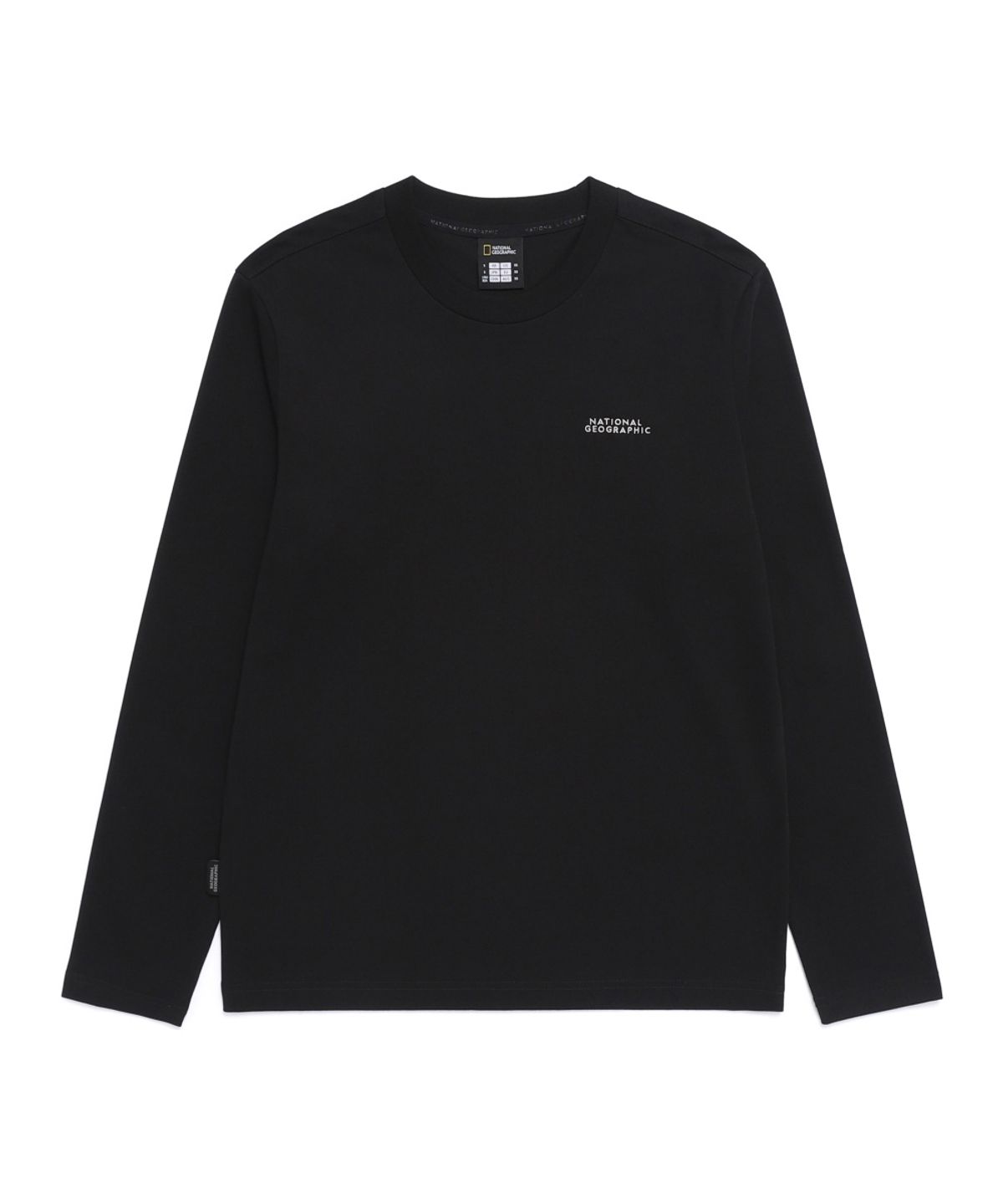 내셔널지오그래픽(NATIONALGEOGRAPHIC) N261UTS950 네오디 긴팔 티셔츠 BLACK