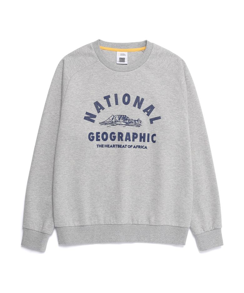 N261USW921 론트라 빅아치로고 그래픽 맨투맨 M/GREY