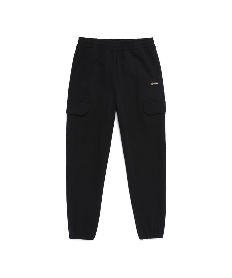 N261UPT950 마게이 베이직핏 조거 카고 팬츠 BLACK