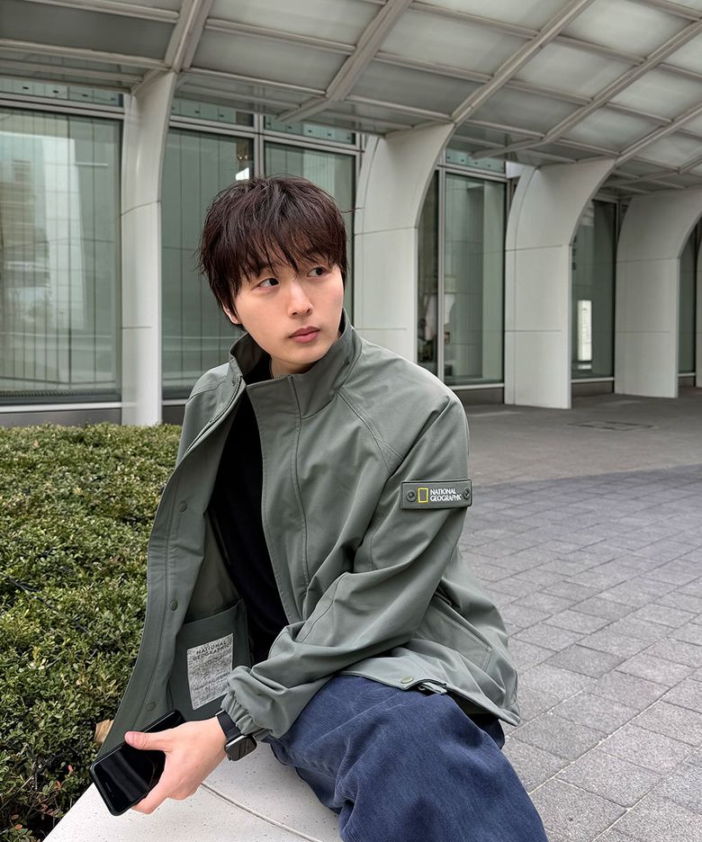 N261UJP961 오르카 스탠드넥 점퍼 MILITARY KHAKI