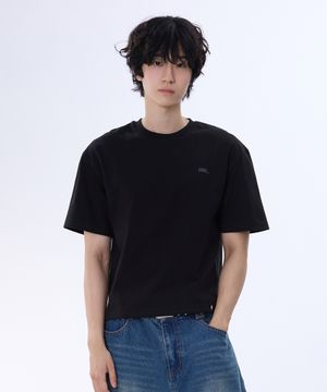 모던 보이 크롭 반팔티 GT-379_블랙