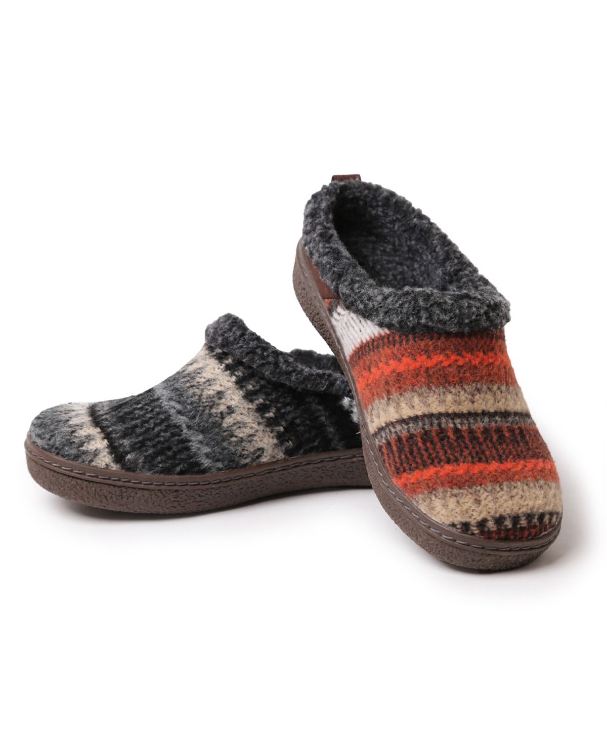 하버드 슈즈(HARVARD SHOES) 케빈 겨울  슬립온 캠핑 블로퍼 블랙 오렌지