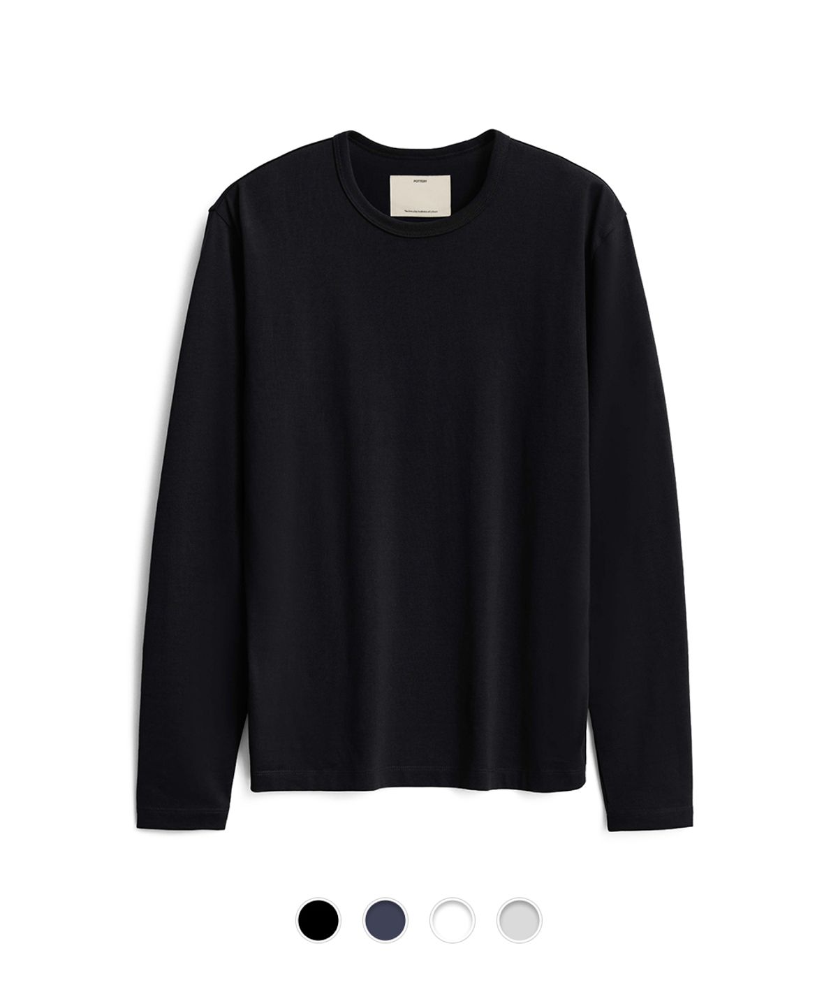 포터리(POTTERY) Long Sleeve Classic T-Shirt - 4 Color