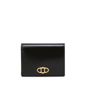 블랙 보딸라또 거울 지폐 반지갑 AAHO6F329BK