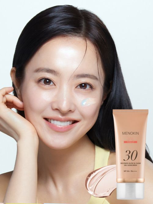 Menokin 30-second Glow & Clear Gel Sunscreen Tone-Up 50ml
