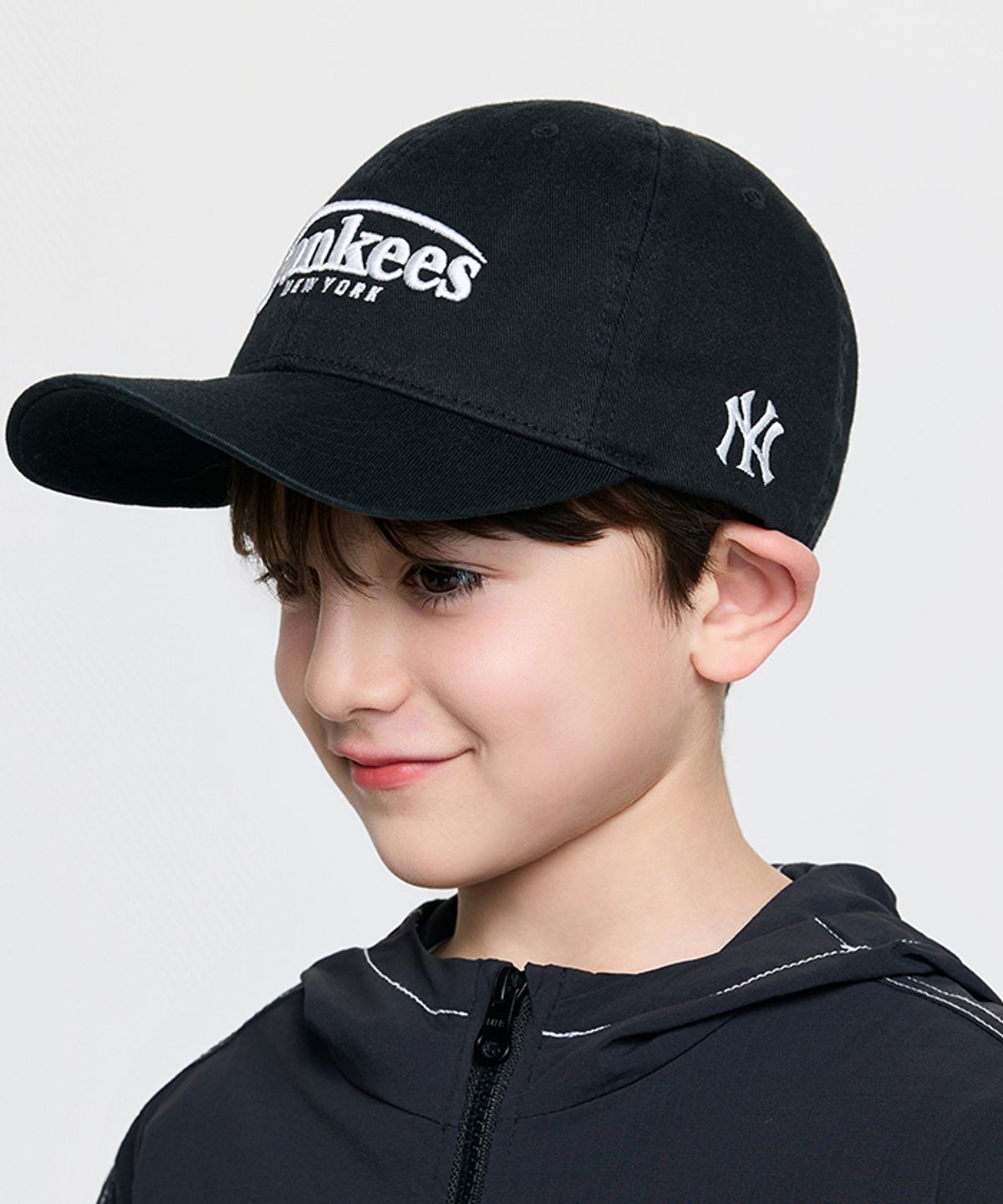 엠엘비 키즈(MLB KIDS) 젤리 볼캡 NY (Black)