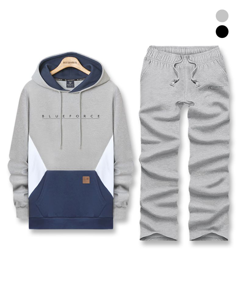 [SET] 루빗킹 후드티 데일리 스웨트 트레이닝 세트