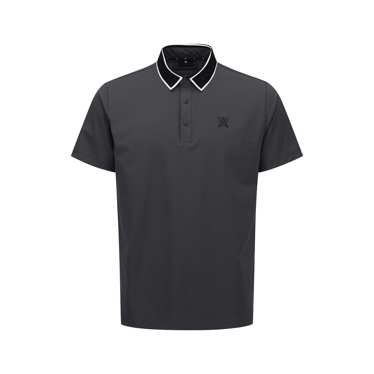 어뉴골프(ANEW GOLF) MEN CAMO LOGO POINT SHORT T-SHIRT_CG