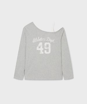 One-Shoulder Long Sleeve T-Shirt/WHLAG1182F