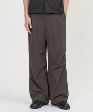유틸리티 와이드 파라슈트 팬츠 (KHAKI BROWN)