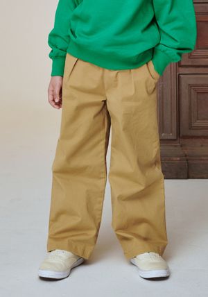 BA12PT01BG 베이지 세미 와이드 팬츠