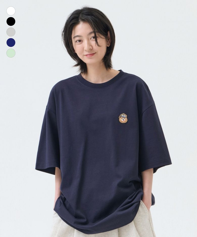 18수 덤비베어 와펜 반팔 티셔츠 (5COLOR) (LRBMCTR703M)