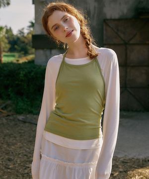 홀터넥 레이어드 긴팔티_SPLWG23G03