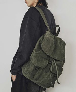 [스토커즈 PICK] MIL-TYPE BOHEM BACKPACK (OLIVE DRAB) / UPCYCLED