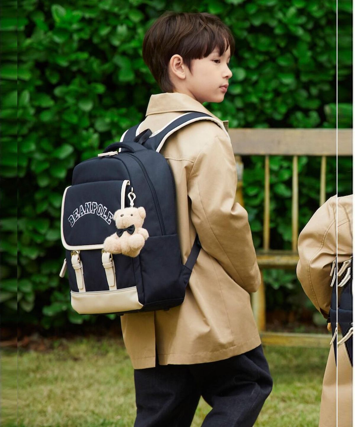 빈폴 키즈(BEANPOLE KIDS) 클래식 플랩 책가방 세트  네이비 (PS00136923R)
