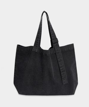 버클 빅 숄더 백 (BLACK)