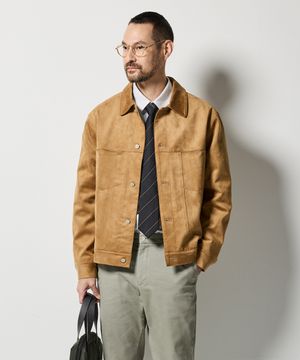 CODIGALLERY 스웨이드 시티 트러커 브라운 (세미오버핏)_CJPVC03NSD