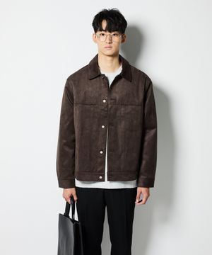 CODIGALLERY 스웨이드 시티 트러커 다크브라운 (세미오버핏)_CJPVC01NS2