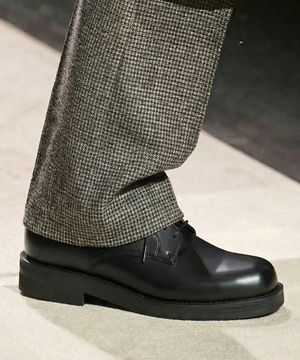 [SECOND.A] 볼드쉐입 미니멀 더비슈즈 2NDF3100GB [BLACK]