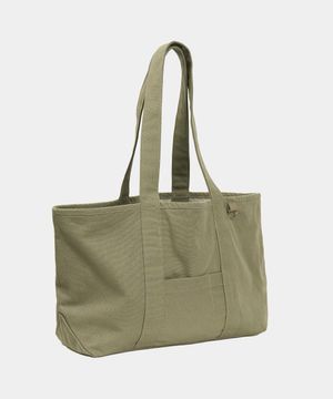 워시드 코튼 토트백 (KHAKI)