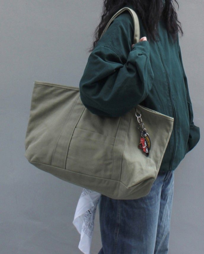 Oxford two tone tote bag BLACK source detail 64