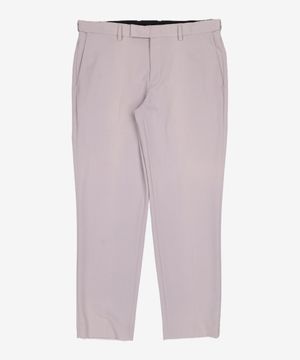 라이트웨이트 테이퍼드 히든 밴딩 크롭 슬랙스 [라이트 그레이] 32