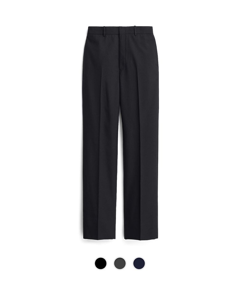 Wool Straight Fit Pants - 3 Color