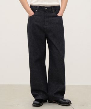 쉐이드 데님 팬츠 블랙