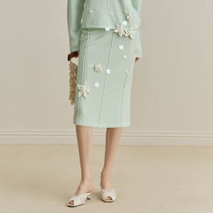 YY_Lazy style flower skirt