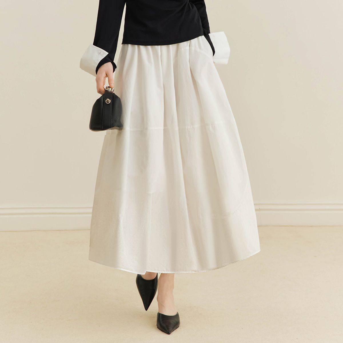 와이와이아이엠(YYIAM) YY_Hepburn balloon skirt_2color