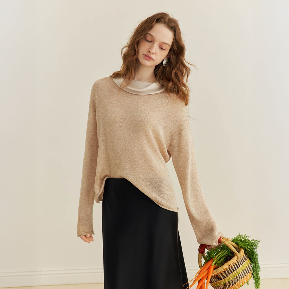 와이와이아이엠(YYIAM) YY_Saggy linen knit