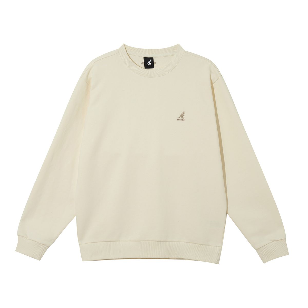 캉골(KANGOL) 에센셜 스탠다드핏 스웨트셔츠 1801 크림