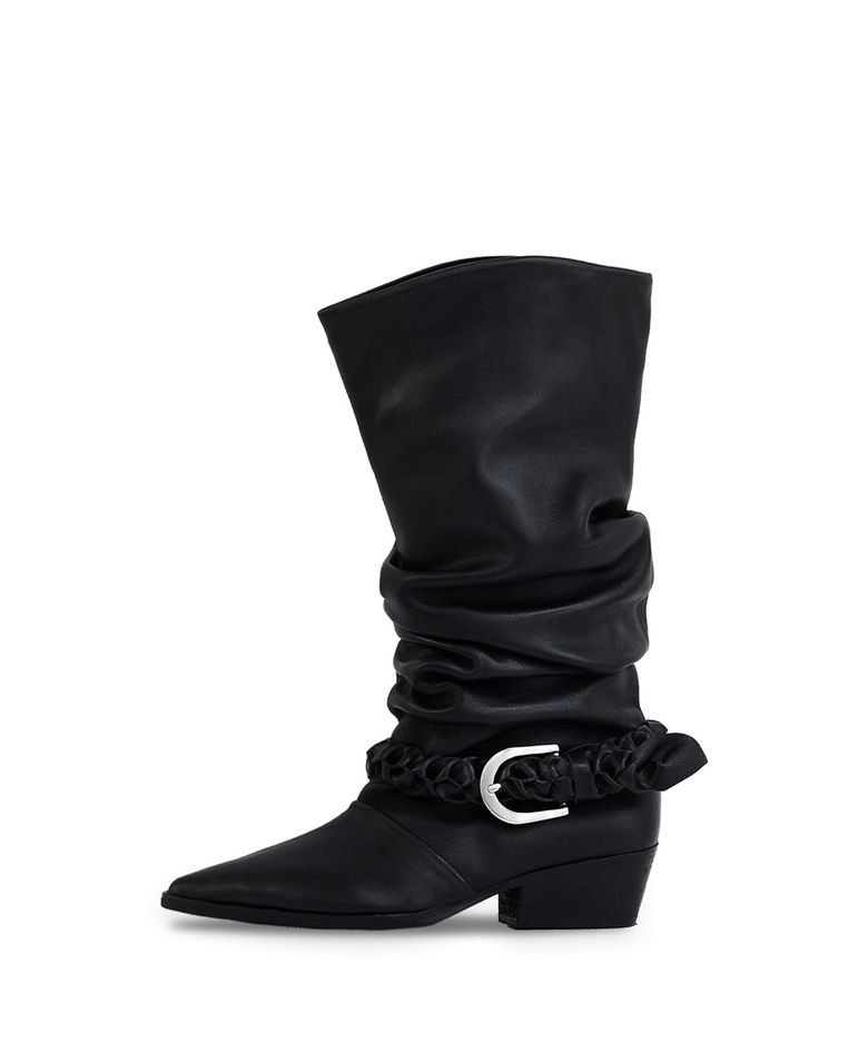Kimera Slouchy Long Boots_Black