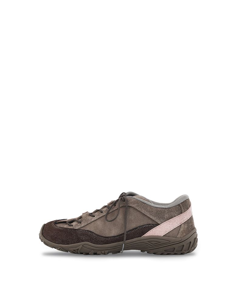 Curved Lace No.2 Sneakers_Multi Taupe