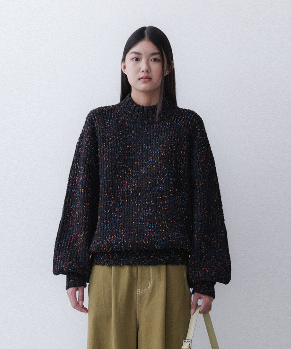 에핑글러(EPINGLER) DOUGHNUT KNIT - BLACK