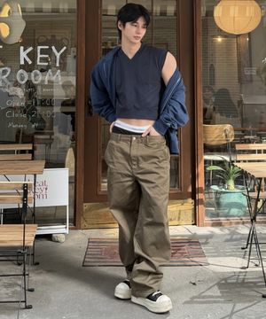 90s 배기 치노 팬츠 4RD602G VFB