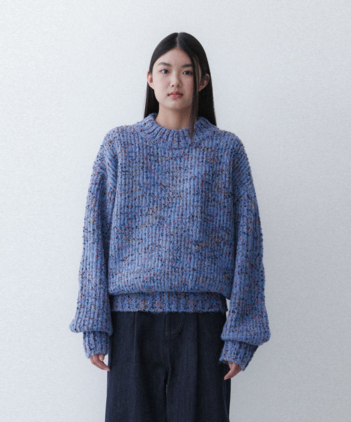 에핑글러(EPINGLER) DOUGHNUT KNIT - BLUE