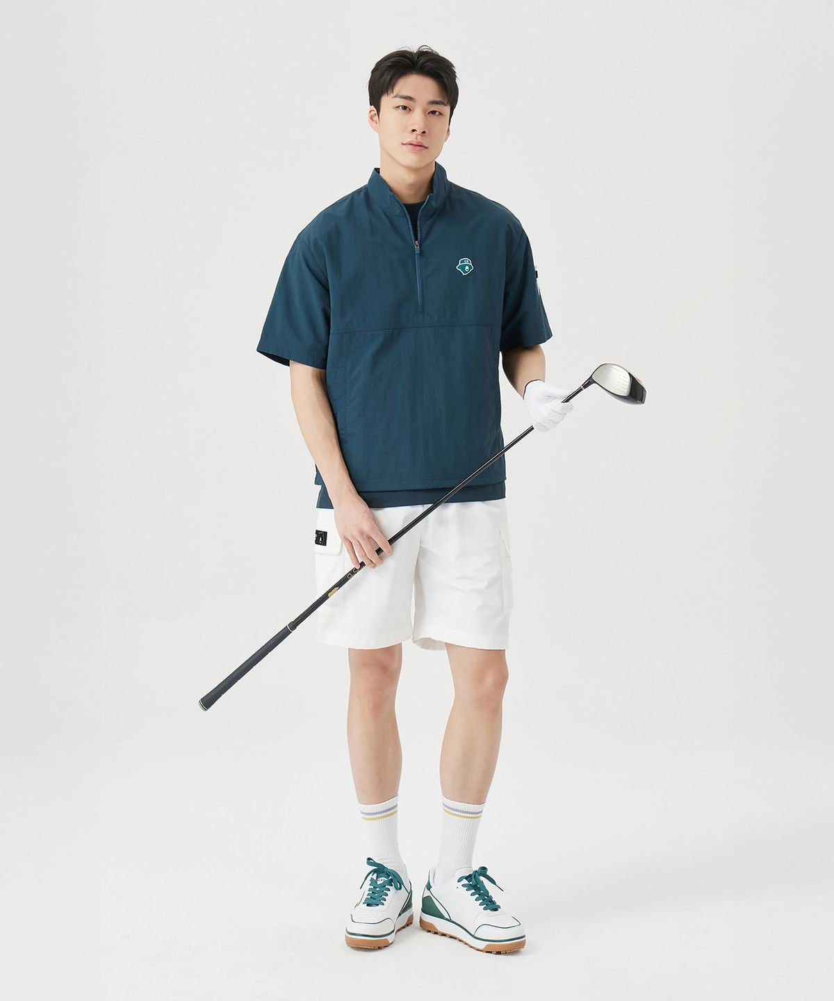 골든베어(GOLDEN BEAR) (M) Stretch Woven Shorts G4PAM26101WHX