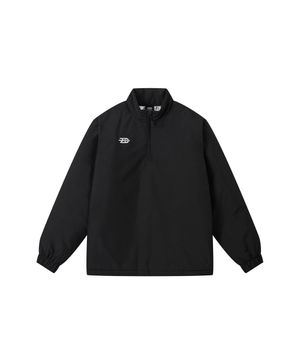 ZD 웜업 하프집업 패딩 윈드브레이커 [블랙]