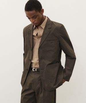 컴포트 코튼 싱글 블레이저 보그